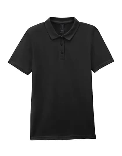 Softstyle® Women´s Piqué Polo - Black