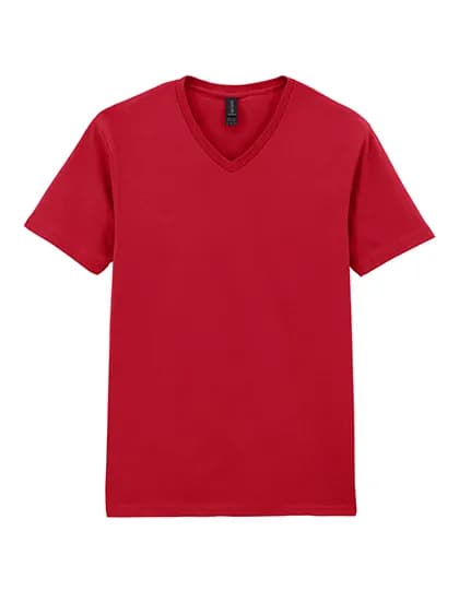 Softstyle® Adult V-Neck T-Shirt - Cherry Red