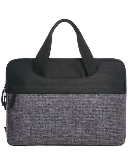 Laptop Bag Elegance - Black/Grey-Sprinkle