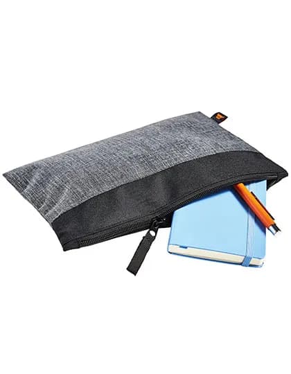 Zipper Bag Elegance - Black/Grey-Sprinkle