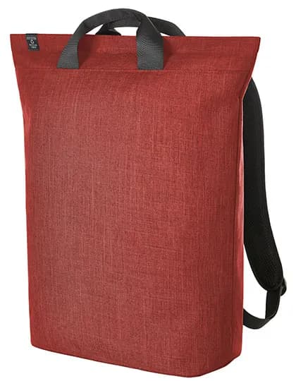 Laptop Backpack Europe - Red Melange