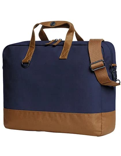 Notebook Bag Life - Navy/Brown