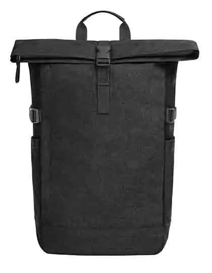 Notebook Backpack Circle - Black Melange