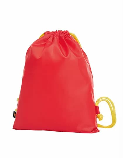Taffeta Backpack Paint - Red/Yellow