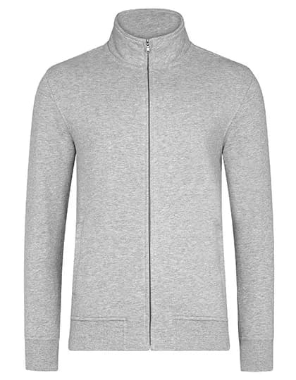 Men´s Premium Full-Zip Sweat Jacket - Grey Melange