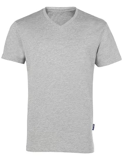 Men´s Luxury V-Neck Tees - Grey Melange