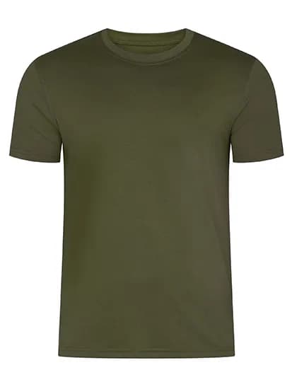 Men´s Organic Heavy Luxury Roundneck Tees - Olive
