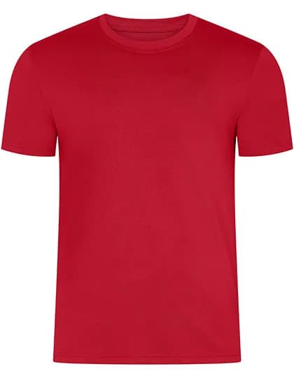 Men´s Organic Heavy Luxury Roundneck Tees - Red