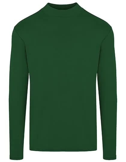 Men´s Premium Highneck Longsleeve Tees - Bottle Green