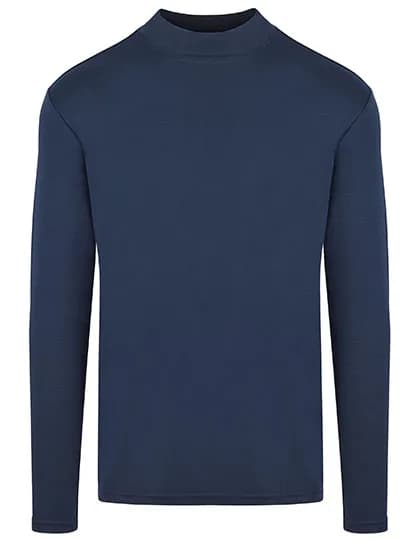 Men´s Premium Highneck Longsleeve Tees - Navy