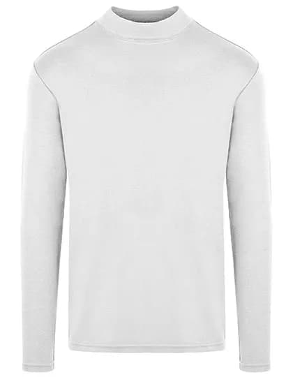 Men´s Premium Highneck Longsleeve Tees - White