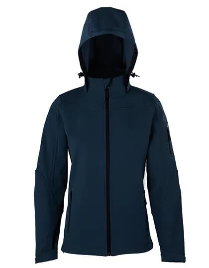 Women´s Hooded Soft-Shell Jacket - Navy