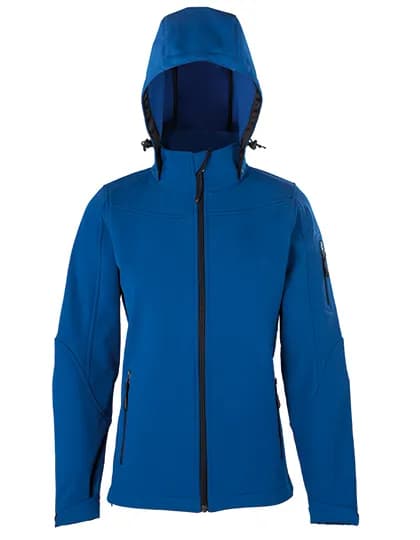 Women´s Hooded Soft-Shell Jacket - Royal Blue