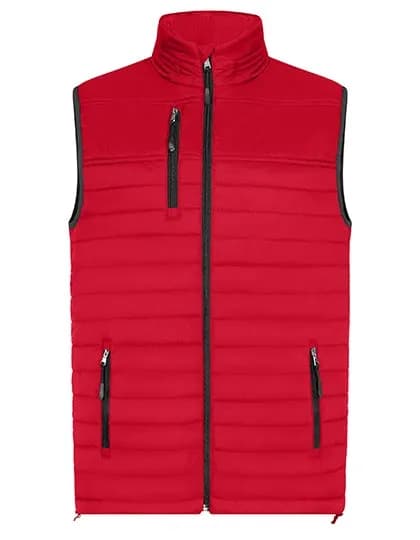 Men´s Hooded Performance Body Warmer - Red