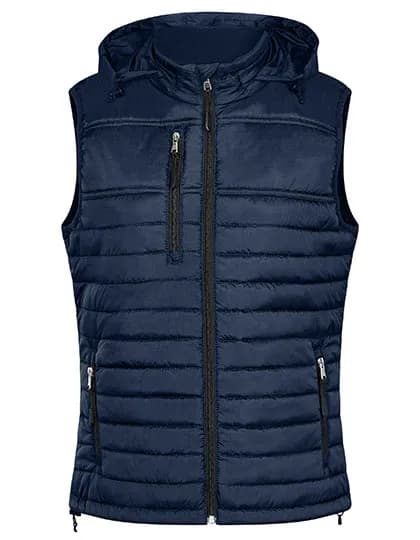 Women´s Hooded Performance Body Warmer - Navy