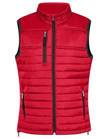 Women´s Hooded Performance Body Warmer - Red