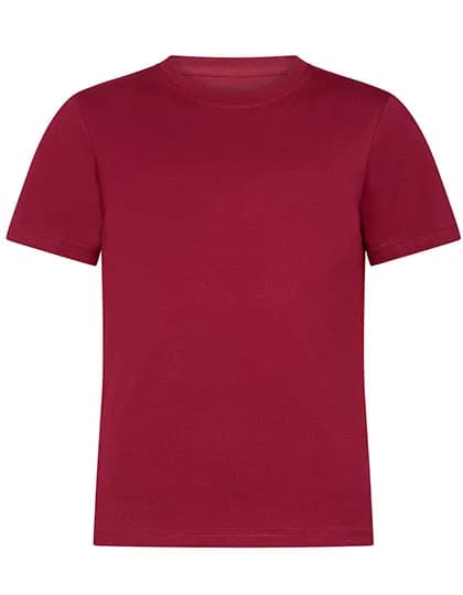 Kids´ Organic Luxury Roundneck Tees - Bordeaux