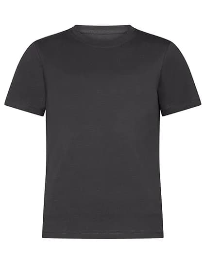 Kids´ Organic Luxury Roundneck Tees - Dark Grey