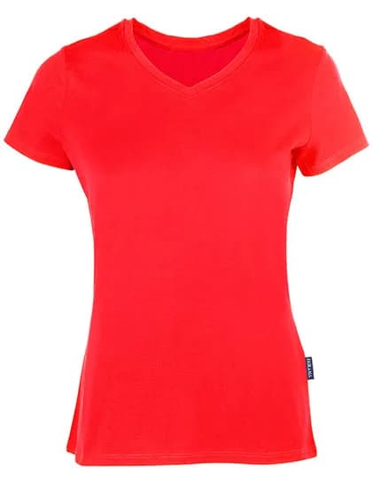 Women´s Luxury V-Neck Tees - Red