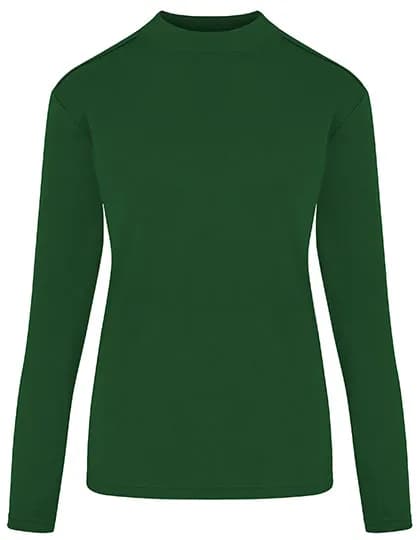 Women´s Premium Highneck Longsleeve Tees - Bottle Green