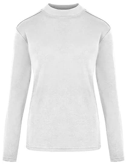 Women´s Premium Highneck Longsleeve Tees - White