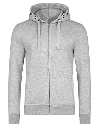 Men´s Premium Hooded Jacket - Grey Melange