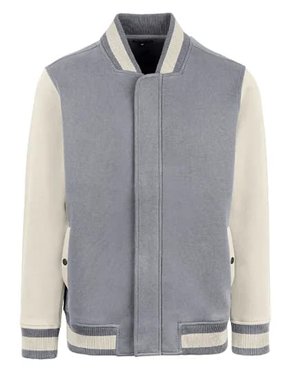 Men´s Premium College Jacket - Stone/Off White
