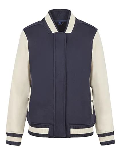 Women´s Premium College Jacket - Navy/Off White