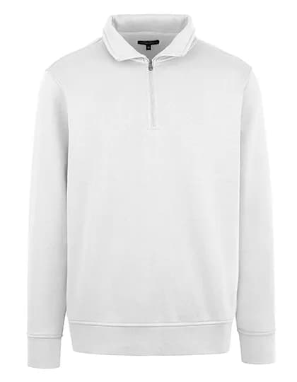 Unisex Premium Zip-Sweatshirt - White