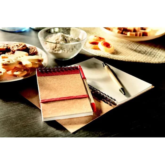 DIN A6 Notizbuch - SONORA - Rot