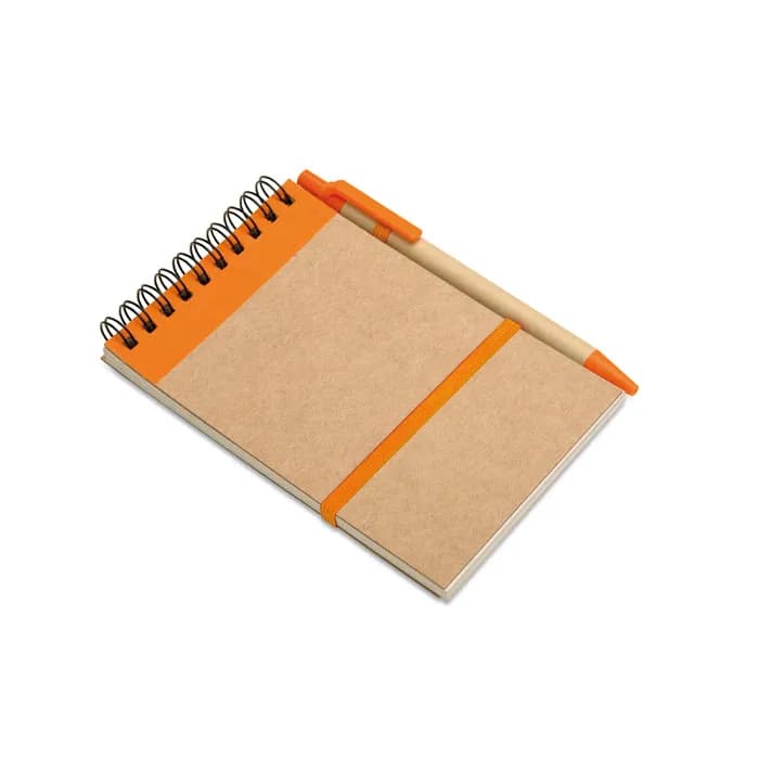 DIN A6 Notizbuch - SONORA - Orange
