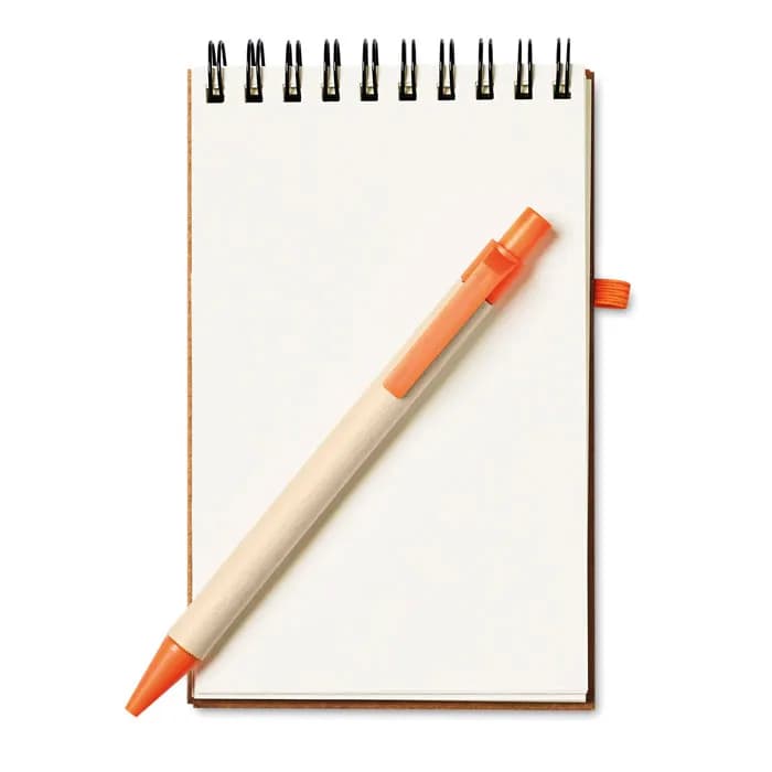 DIN A6 Notizbuch - SONORA - Orange