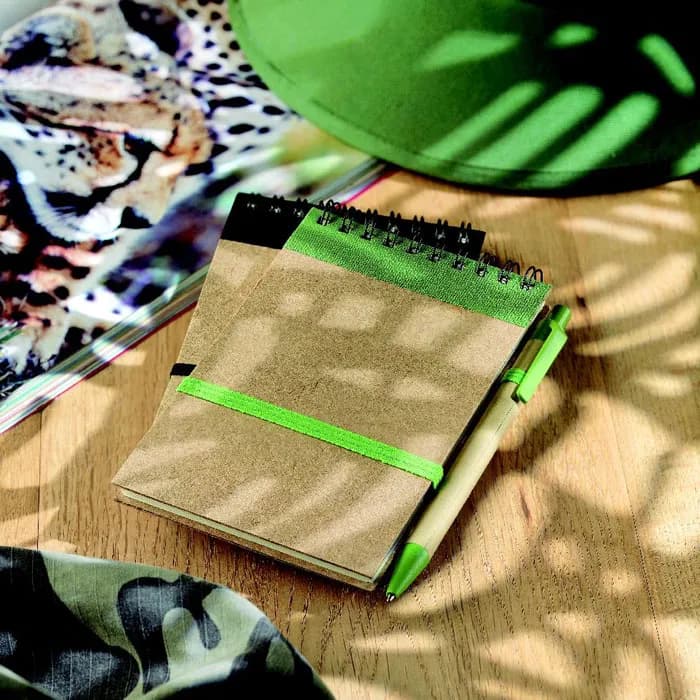 DIN A6 Notizbuch - SONORA - Limette