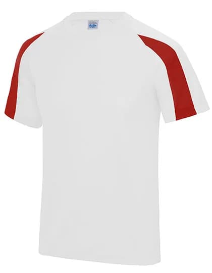 Contrast Cool T - Arctic White/Fire Red