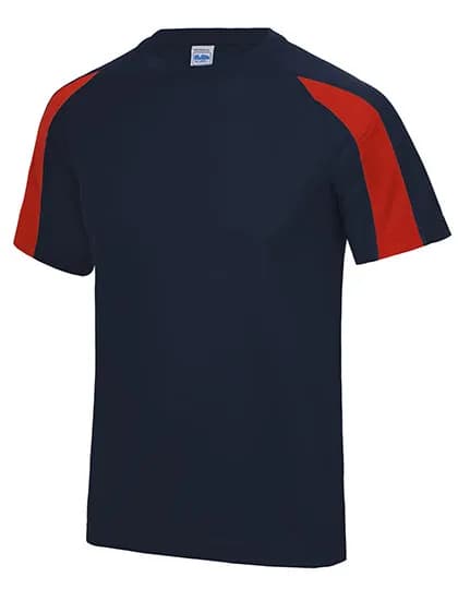 Contrast Cool T - French Navy/Fire Red