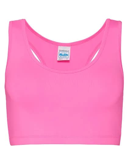 Women´s Cool Sports Crop Top - Electric Pink