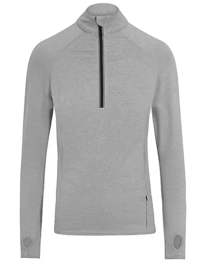 Cool-Flex 1/2 Zip Top - Silver Grey