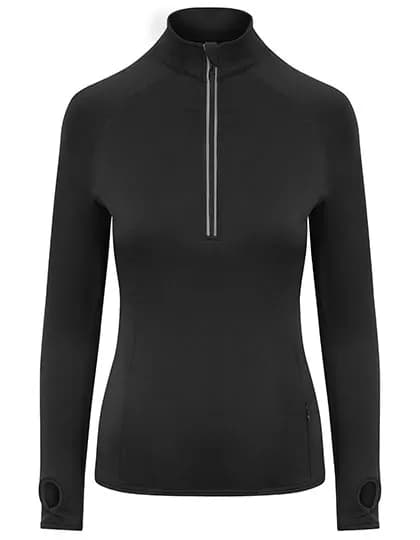 Women´s Cool-Flex 1/2 Zip Top - Jet Black