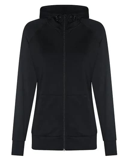 Women´s Cool Contrast Zoodie - Jet Black/Jet Black