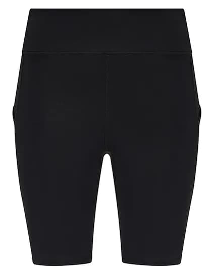 Womens Recycled Tech Shorts - Jet Black