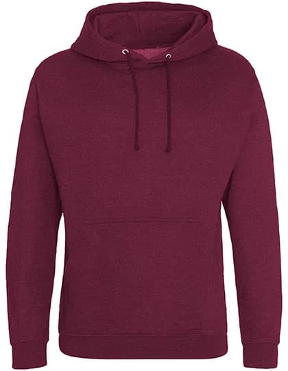 College Hoodie - Burgundy Smoke