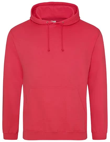 College Hoodie - Lipstick Pink