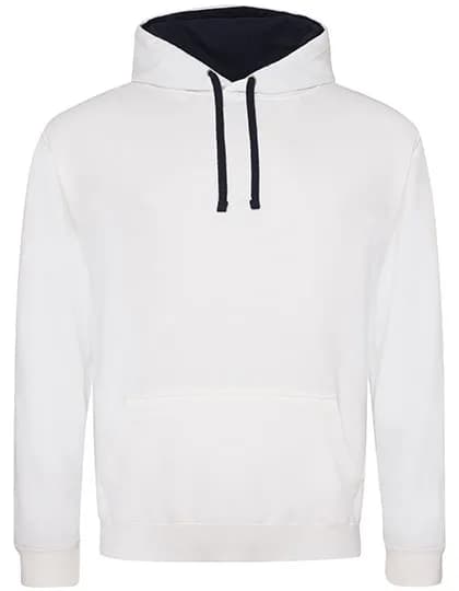Varsity Hoodie - Arctic White/French Navy