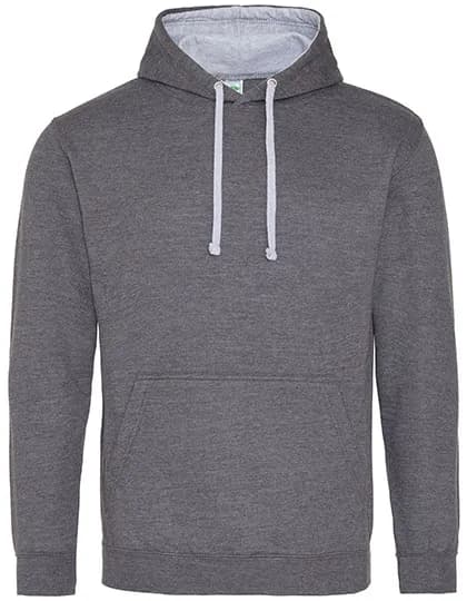 Varsity Hoodie - Charcoal (Heather)/Heather Grey