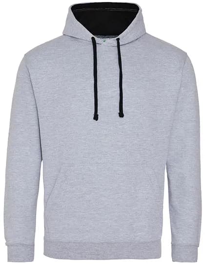 Varsity Hoodie - Heather Grey/Jet Black
