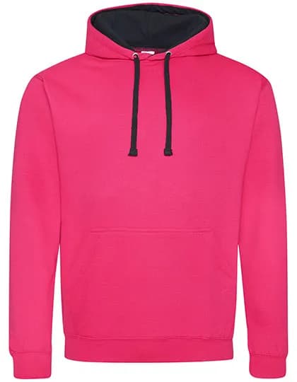 Varsity Hoodie - Hot Pink/French Navy