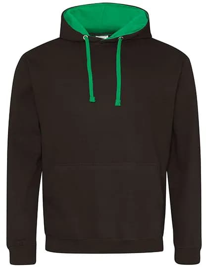 Varsity Hoodie - Jet Black/Kelly Green