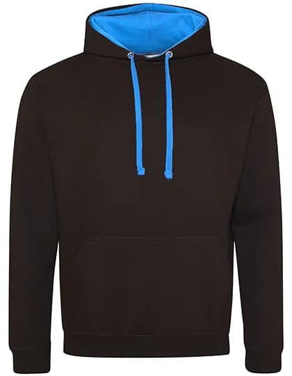 Varsity Hoodie - Jet Black/Sapphire Blue
