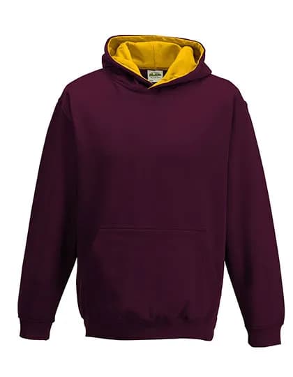 Kids´ Varsity Hoodie - Burgundy/Gold