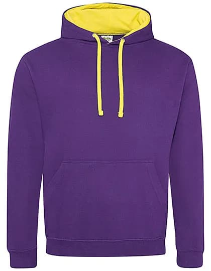 Varsity Hoodie - Purple/Sun Yellow